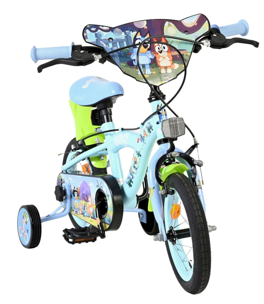 Bluey Kinderfiets 12 inch – Lichtblauw – Twee handremmen — foto 7