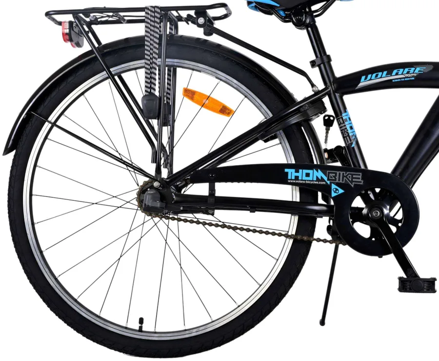 Volare Thombike Kinderfiets – Jongens – 26 inch – Zwart Blauw – 3 versnellingen — foto 3
