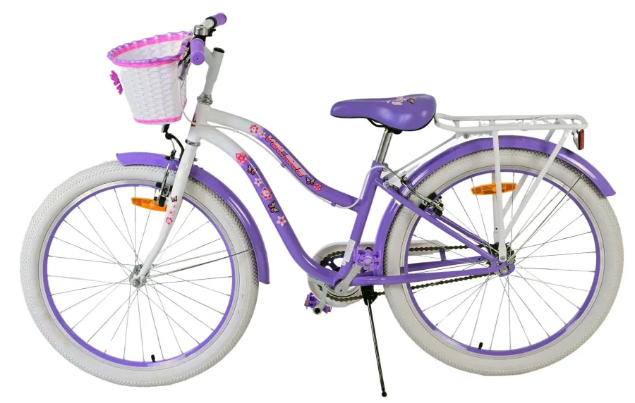 Volare Lovely Kinderfiets – Meisjes – 24 inch – Paars – Twee handremmen — foto 7