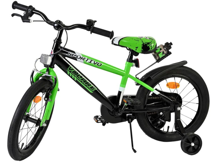 Volare Sportivo Kinderfiets – Jongens – 16 inch – Groen Zwart — foto 10