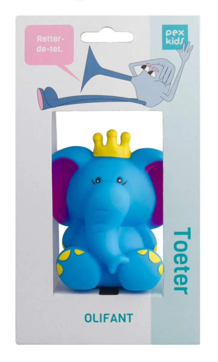 Fietstoeter PexKids Olifant – blauw — foto 5