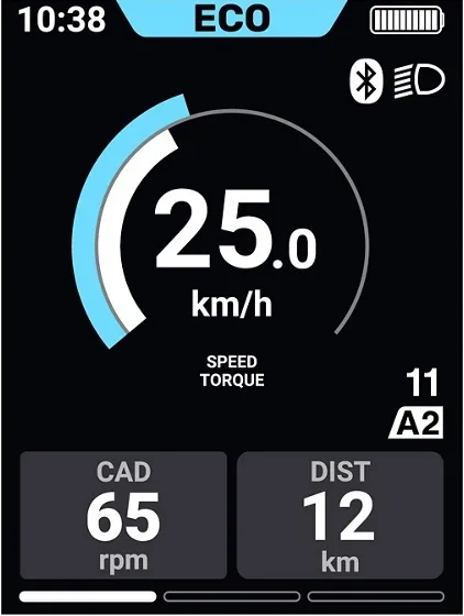 E-bike display / fietscomputer Shimano STEPS SC-E610 zonder houder — foto 5