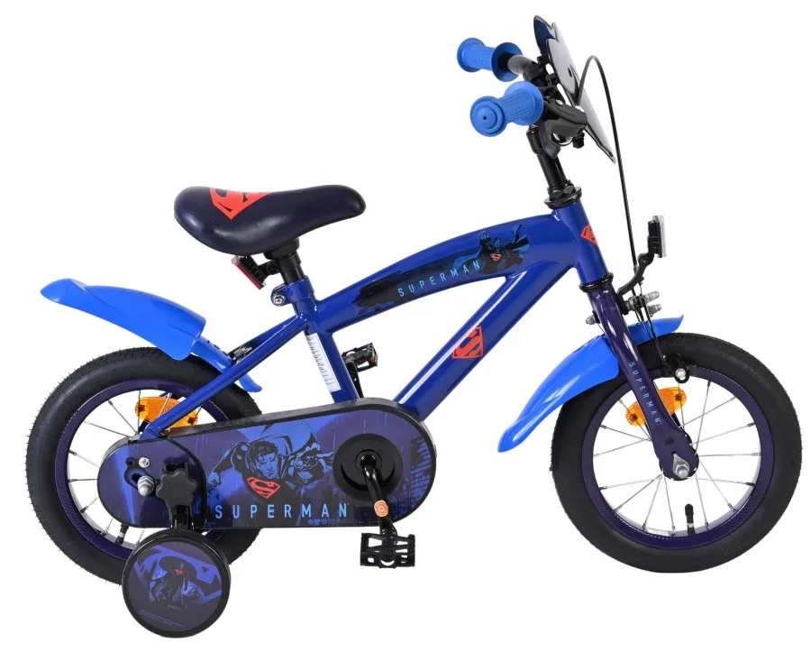 Superman Kinderfiets – Jongens – 12 inch – Blauw