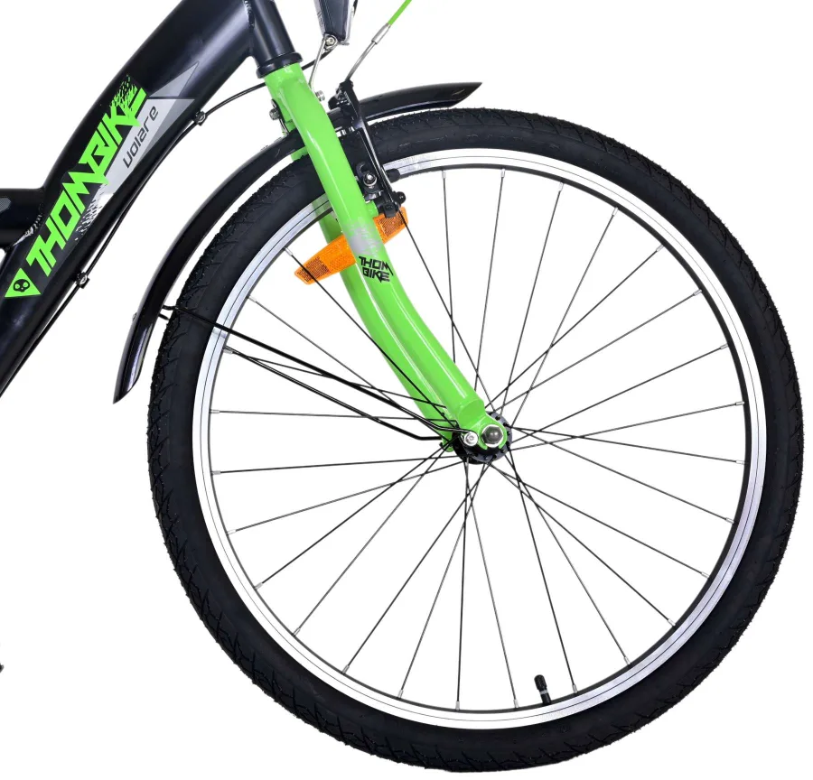 Volare Thombike Kinderfiets – Jongens – 24 inch – Groen Zwart – 3 versnellingen — foto 9