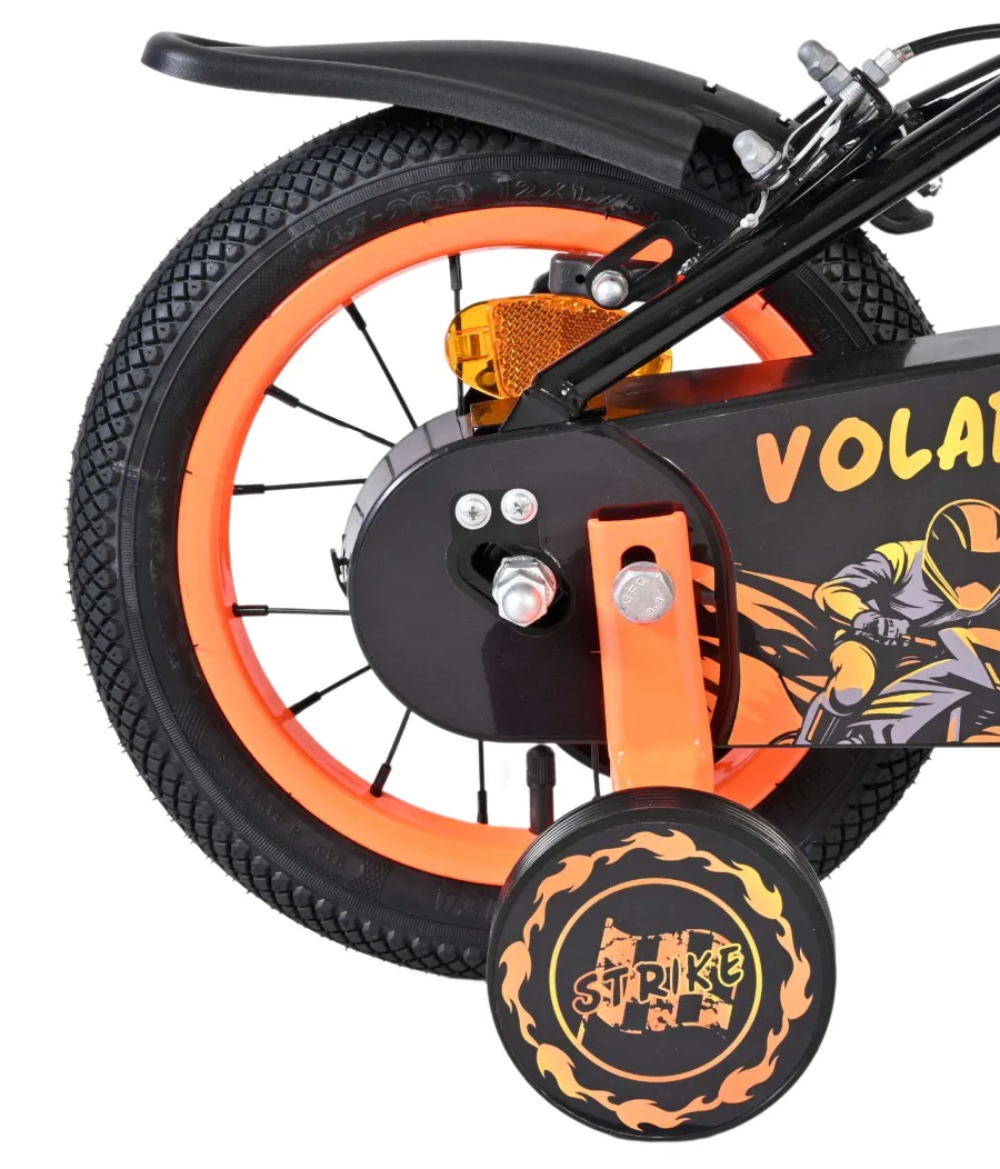 Volare Strike Kinderfiets - Jongens - 12 inch - Oranje - Twee Handremmen — foto 2