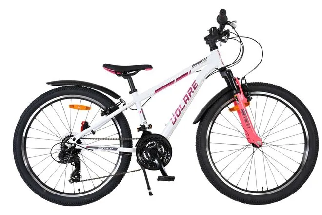 Volare XC Race Kinderfiets – 24 inch – 21 speed – Wit Roze