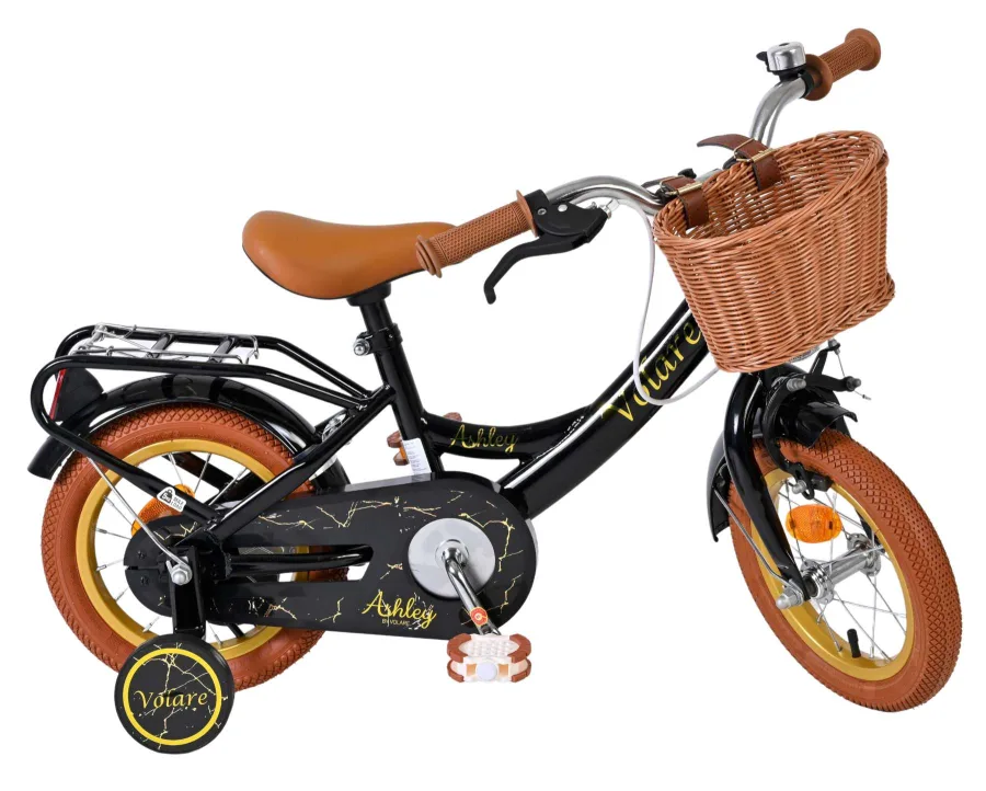Volare Ashley Kinderfiets – Meisjes – 12 inch – Zwart — foto 12