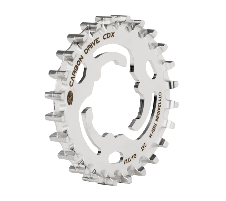 Achtertandwiel Gates CDX 24T Alfine / Nexus / Sturmey Archer — foto 2