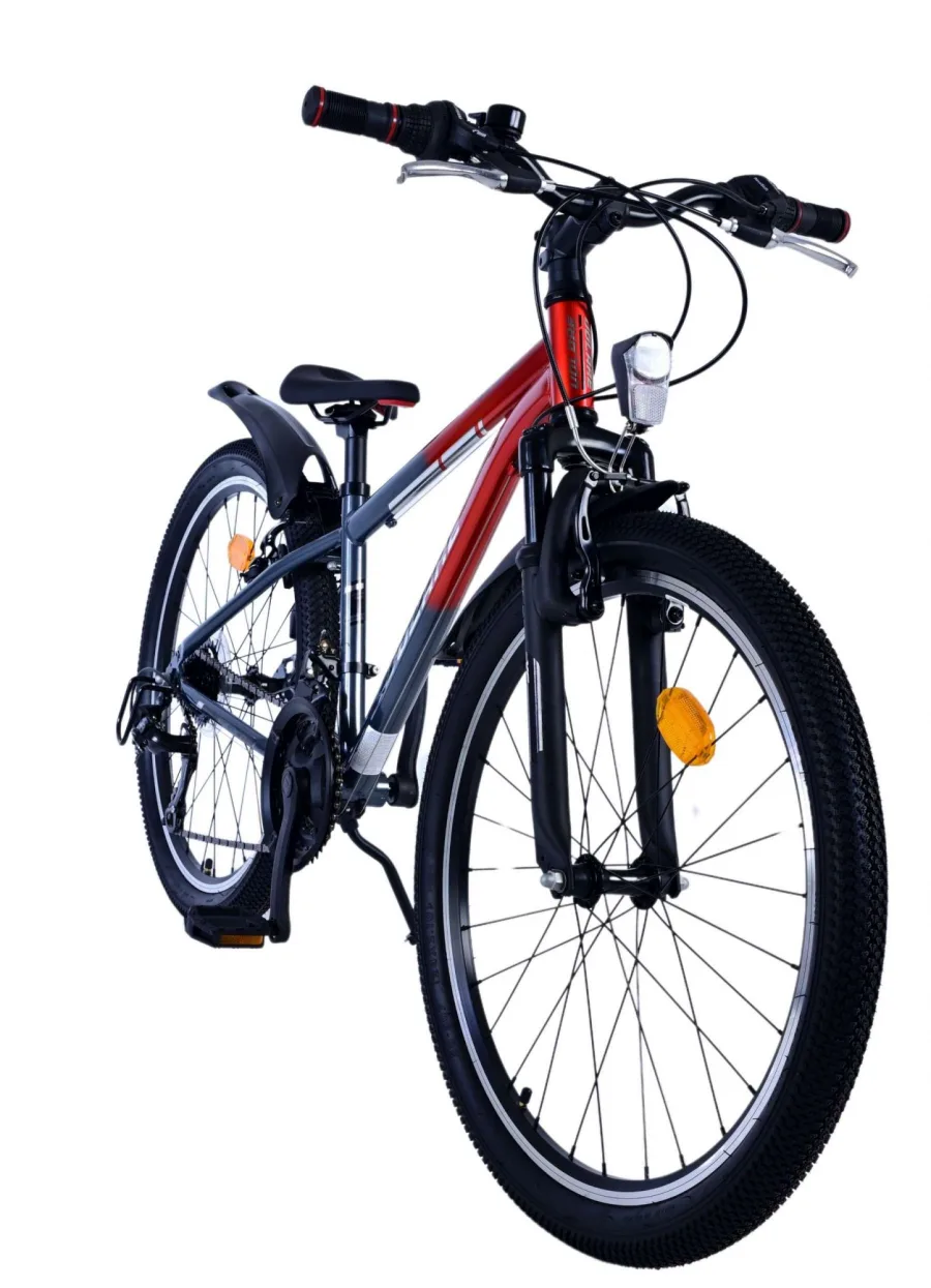 Volare XC Race Kinderfiets – 24 inch – 21 speed – Rood/Grijs — foto 8