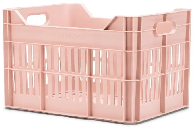 Gerecyclede Fietskrat Urban Proof Click 30 Liter Pastel roze — foto 5