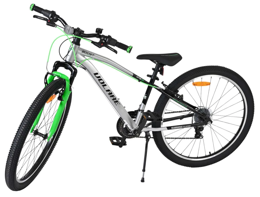 Volare Boost Kinderfiets – 26 inch – 21 speed – Zilver/Groen — foto 12