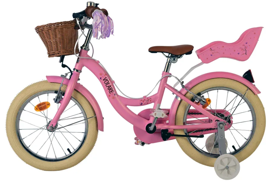 Volare Blossom Kinderfiets – Meisjes – 16 inch – Roze – Twee Handremmen — foto 8