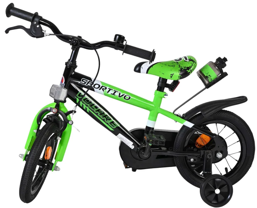 Volare Sportivo Kinderfiets – Jongens – 12 inch – Groen Zwart — foto 11