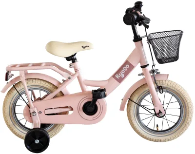 Children's bike Kyoso Sparkle 12 inch with coaster brake - matt pink