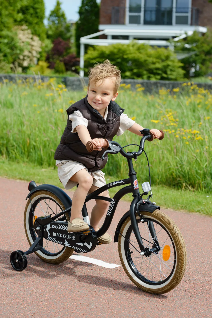 Volare Black Cruiser Kinderfiets – Jongens – 18 inch – Zwart – 95% afgemonteerd — foto 16
