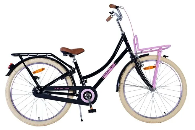 Volare Excellent Kinderfiets – Meisjes – 24 inch – Zwart