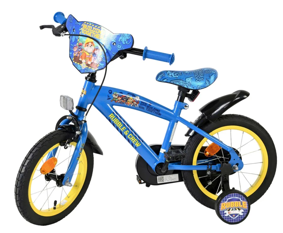 Paw Patrol -Rubble & Crew - Kinderfiets - Jongens - 14 inch - Blauw — foto 8