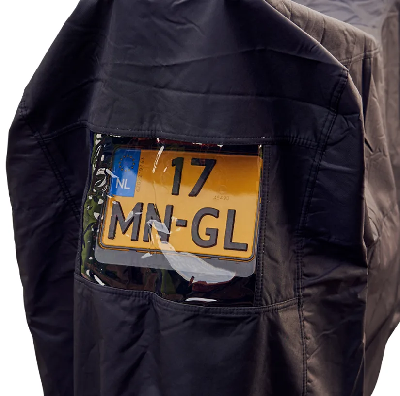 Motorhoes DS Covers ALFA topcase - XLarge - met kentekenvenster — foto 3