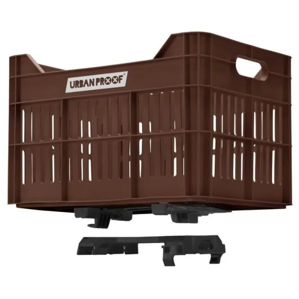 Gerecyclede Fietskrat Urban Proof Click 30 Liter Donker bruin — foto 2