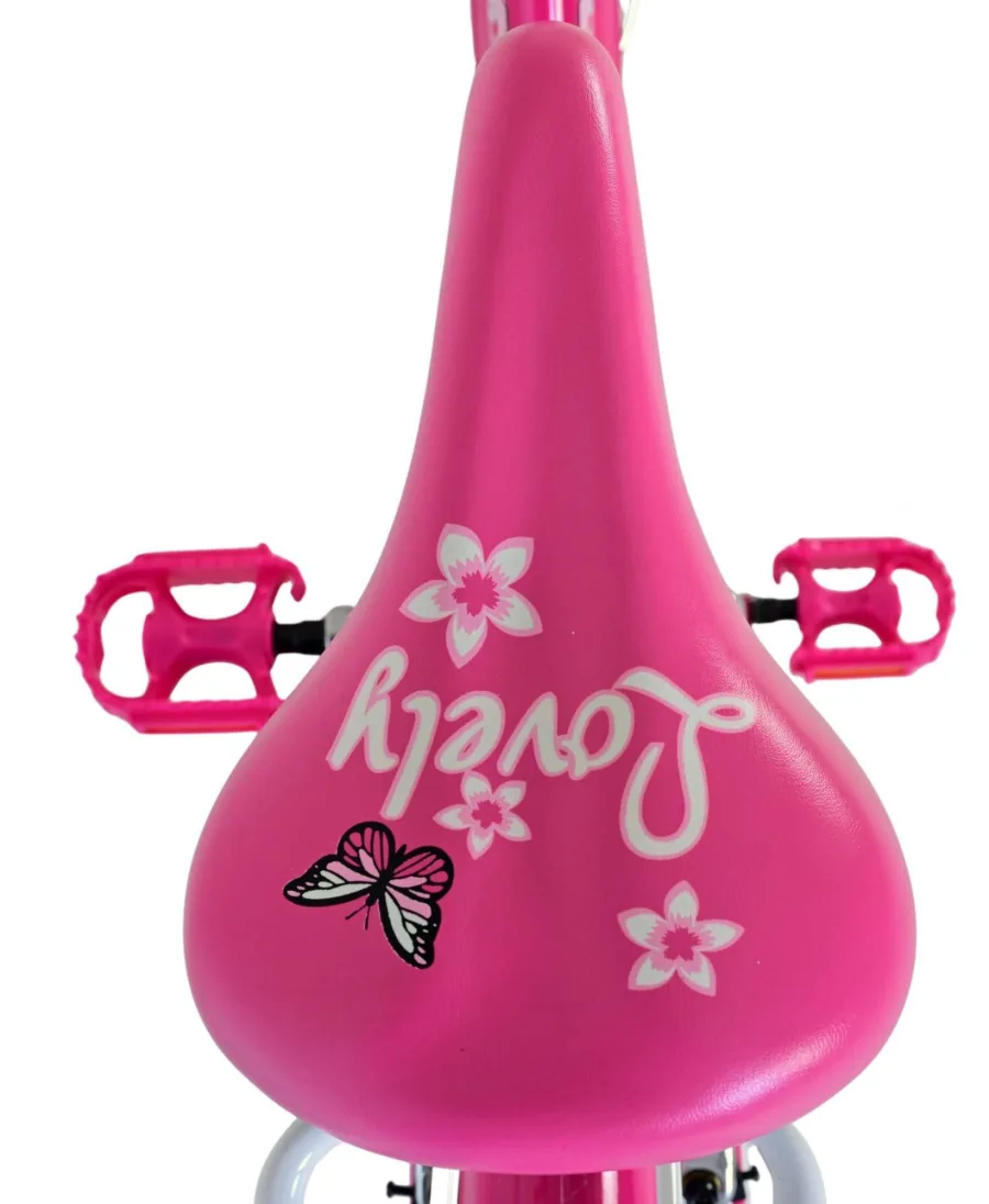 Volare Lovely Kinderfiets – Meisjes – 24 inch – Roze – Twee handremmen — foto 7