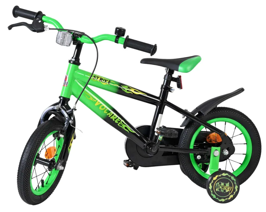 Volare Strike Kinderfiets – Jongens – 12 inch – Zwart Groen — foto 11