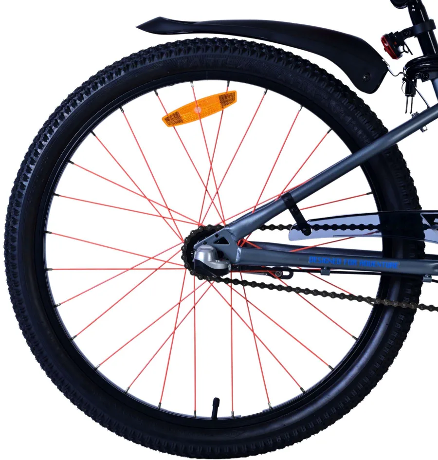 Volare Rocky Kinderfiets – 24 inch – Blauw – Shimano Nexus 3 versnellingen — foto 2