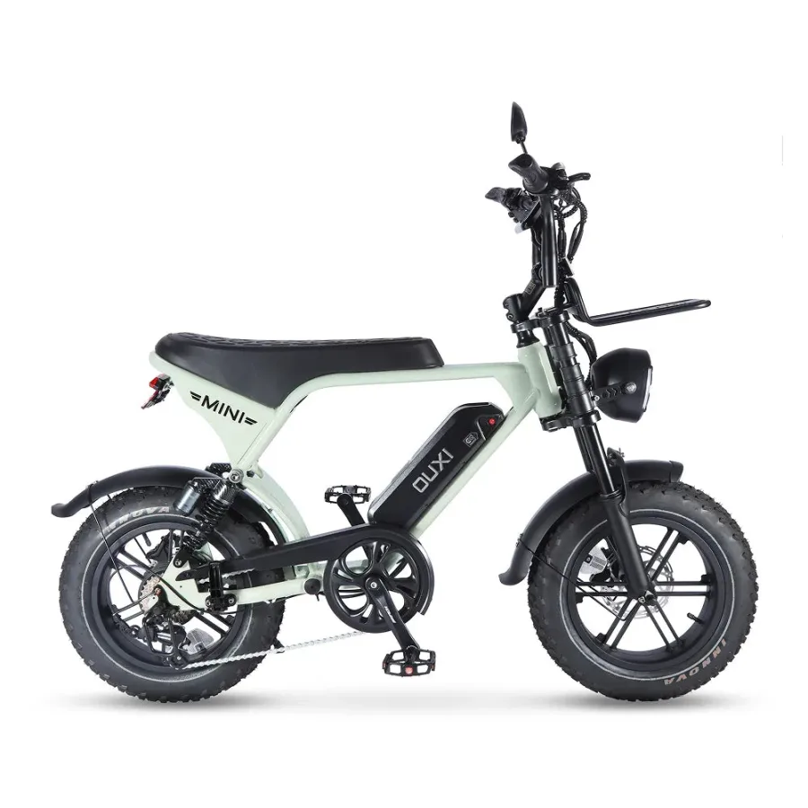 OUXI V8 Ultra Mini Fat-bike Groen — foto 2