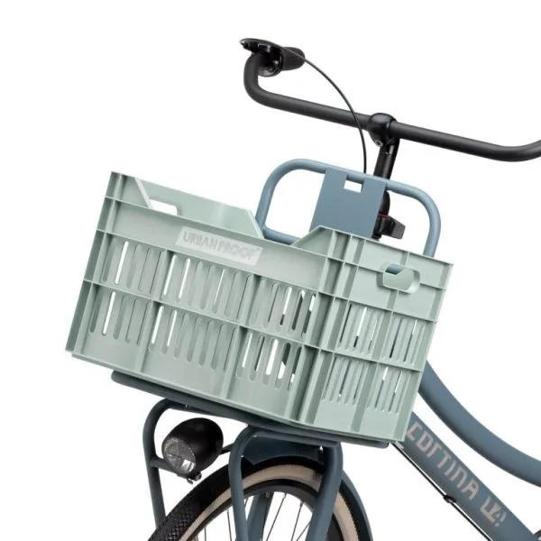 Gerecyclede Fietskrat Urban Proof Click 30 Liter Mistig mintgroen — foto 3