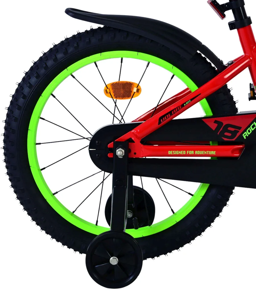 Volare Rocky Kinderfiets – Jongens – 18 inch – Rood — foto 2