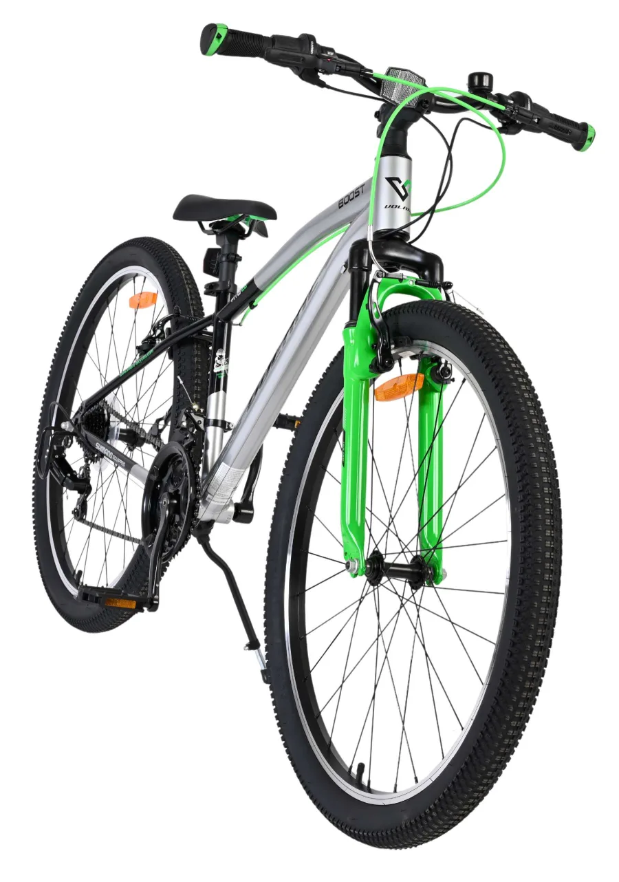Volare Boost Kinderfiets – 26 inch – 21 speed – Zilver/Groen — foto 9