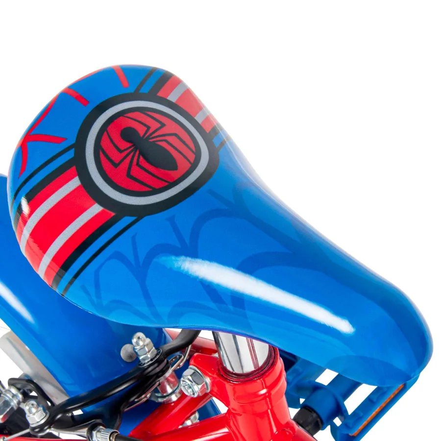 Spider-Man Kinderfiets - Jongens - 12 inch - Rood Blauw - Twee handremmen — foto 5