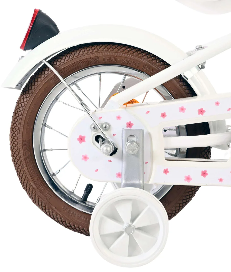 Volare Blossom Kinderfiets – Meisjes – 12 inch – Wit — foto 2