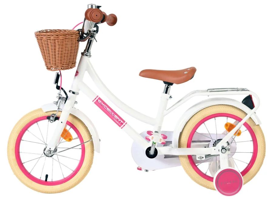Volare Excellent Kinderfiets – Meisjes – 14 inch – Wit — foto 9