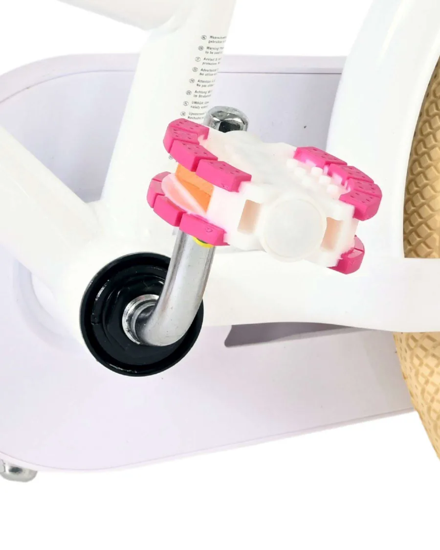 Volare Excellent Kinderfiets – Meisjes – 14 inch – Wit — foto 11
