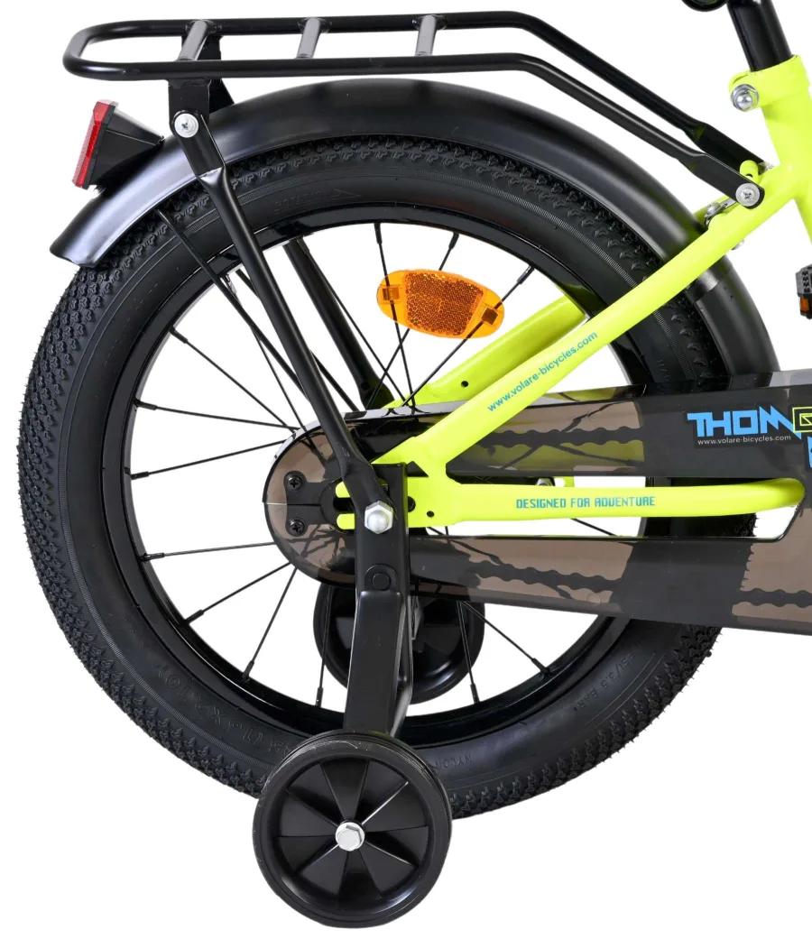 Volare Thombike Kinderfiets – Jongens – 16 inch – Blauw Geel — foto 2