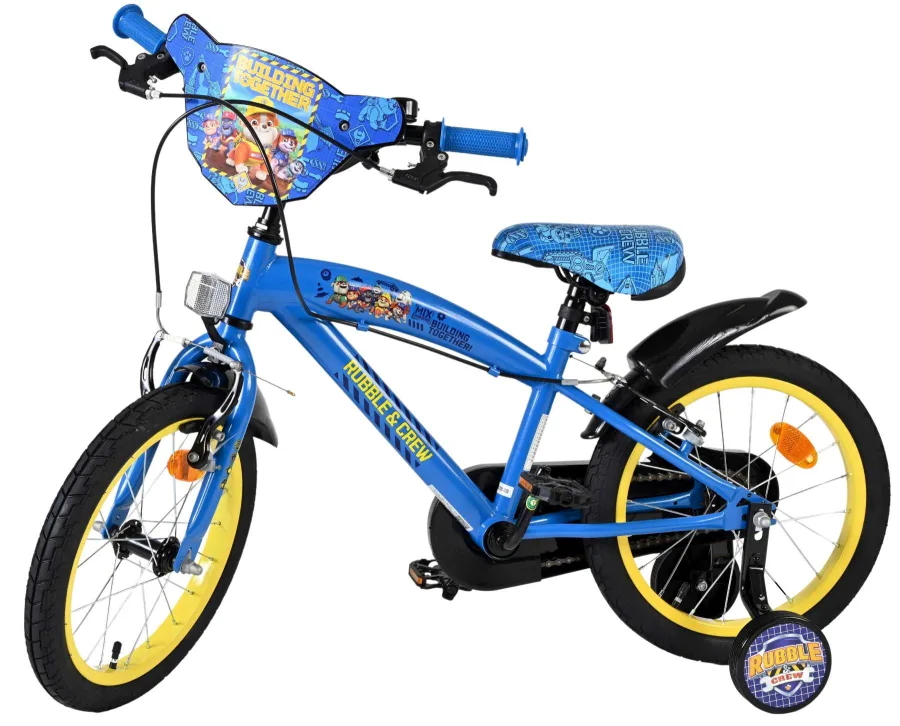 Rubble & Crew Kinderfiets – Jongens – 16 inch – Blauw – Twee handremmen — foto 10