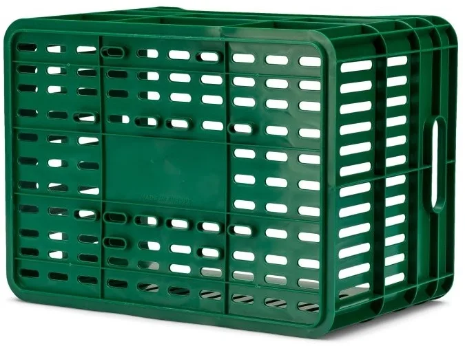 Gerecyclede Fietskrat Urban Proof Click 30 Liter Retro Groen — foto 9