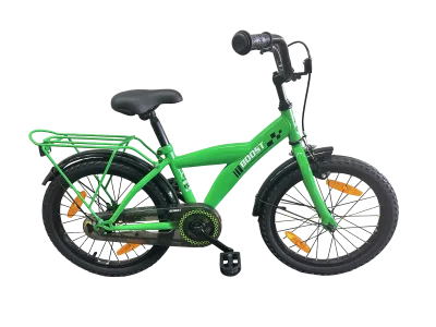 Kinderfiets Bikefun Boost 18 inch met remnaaf - Groen