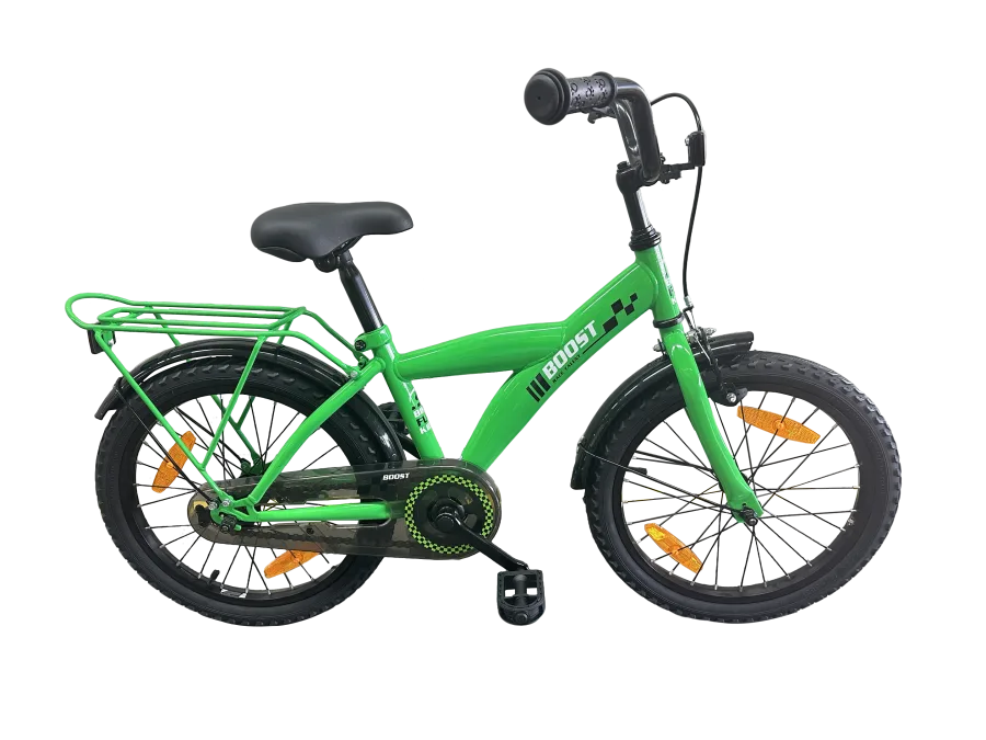Children's bike Bikefun Boost 18 inch with coaster brake - Green