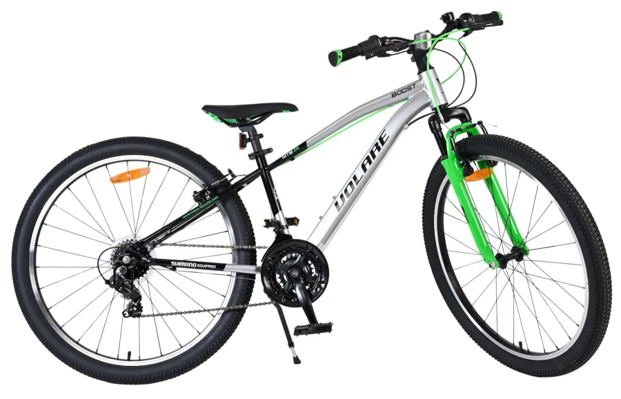 Volare Boost Kinderfiets – 26 inch – 21 speed – Zilver/Groen — foto 14