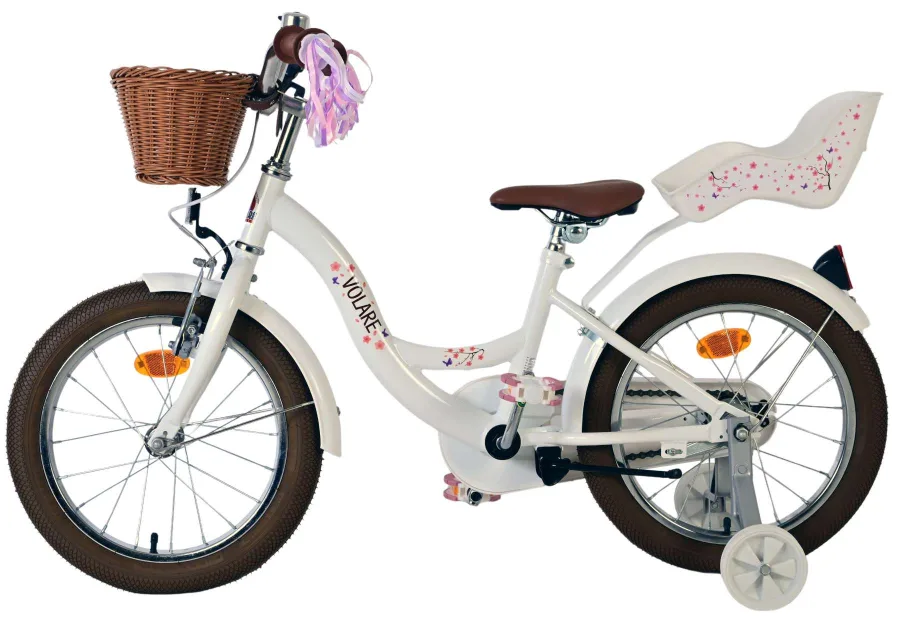 Volare Blossom Kinderfiets – Meisjes – 16 inch – Wit — foto 9
