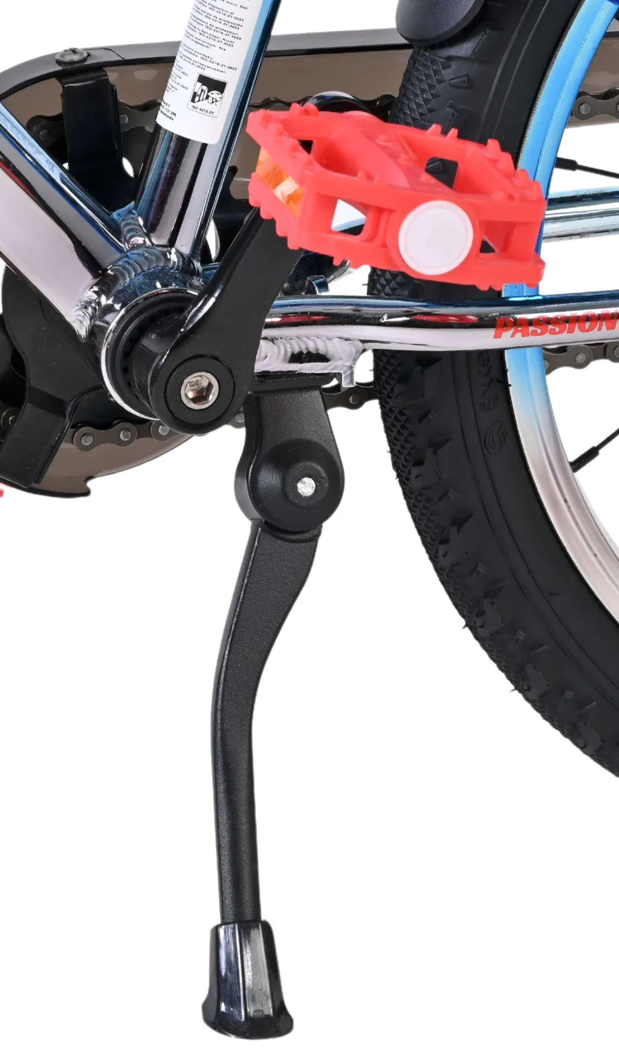 Volare Chrome Kinderfiets - Jongens - 18 inch - Blauw Zilver — foto 9