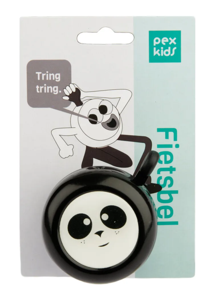 Fietsbel PexKids Tiger – zwart/wit — foto 5