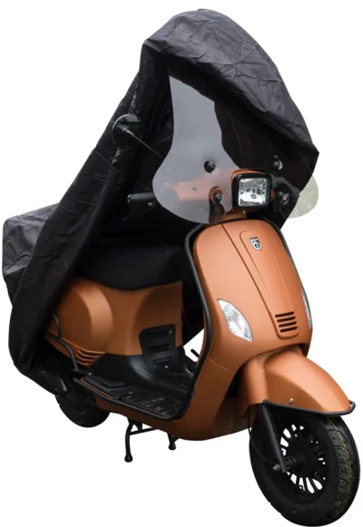 Scooterhoes DS Covers Cup met windscherm - large