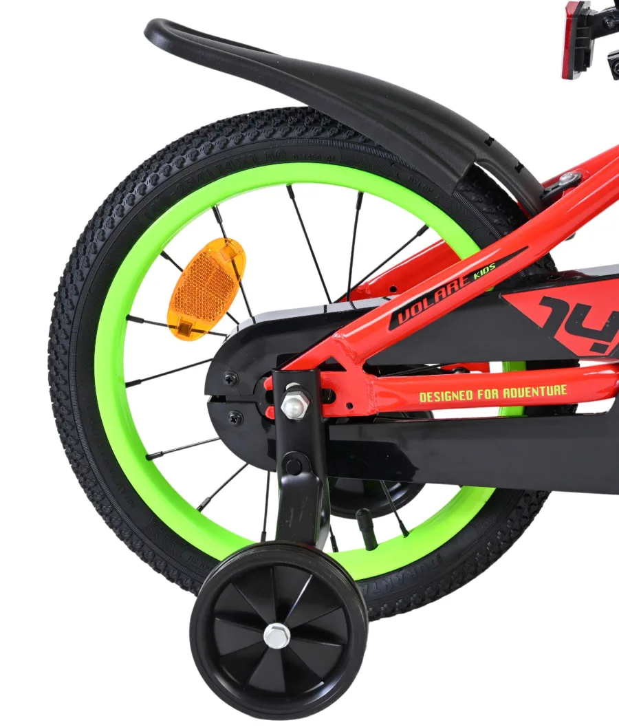 Volare Rocky Kinderfiets – Jongens – 14 inch – Rood — foto 2