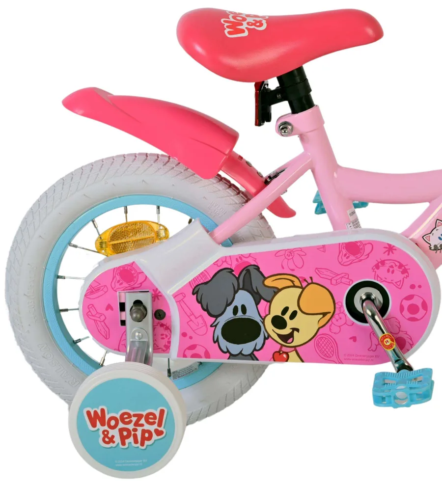 Woezel & Pip Kinderfiets – Meisjes – 12 inch – Roze — foto 3