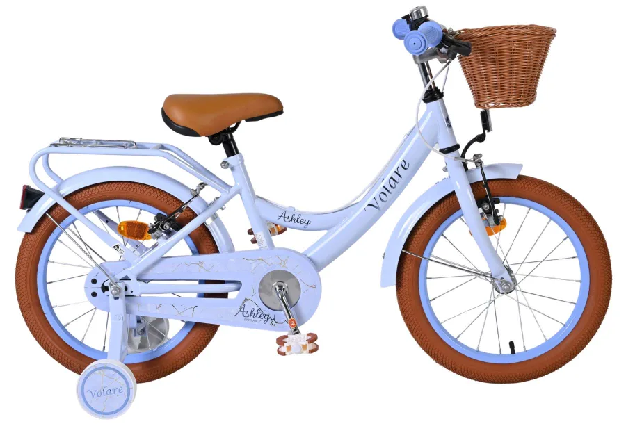 Volare Ashley Children's bike - Girls - 16 inch - Pastel Blue- Two hand brakes