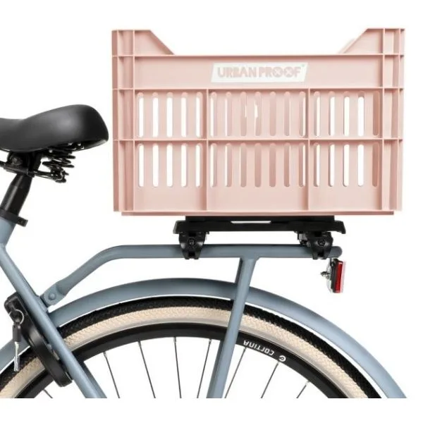 Gerecyclede Fietskrat Urban Proof Click 30 Liter Pastel roze — foto 4