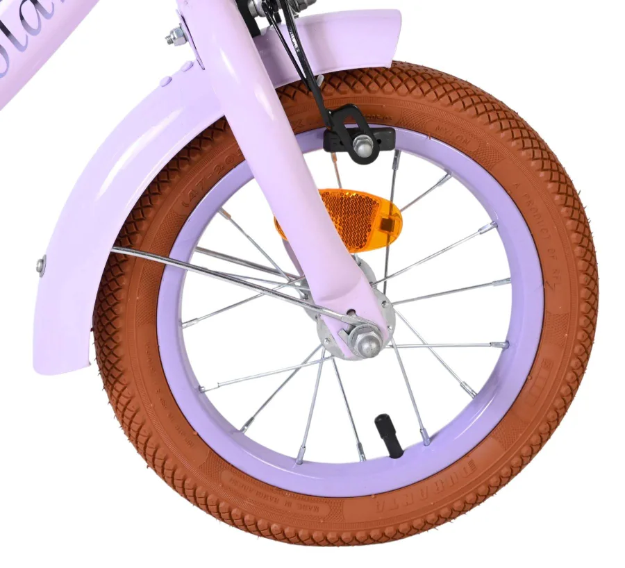 Volare Ashley Kinderfiets – Meisjes – 12 inch – Lila – Twee handremmen — foto 3