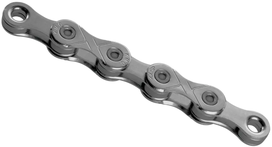 Fietsketting KMC E1 EPT Waxed - zilver